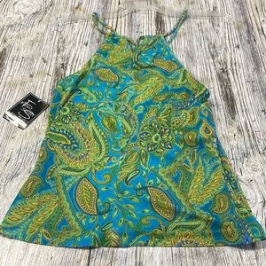NWT Paisley halter top
